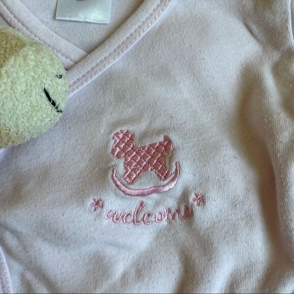 Bundle of 3 Cotton Baby Tops/ Onesies 0-3M - Picture 3 of 8